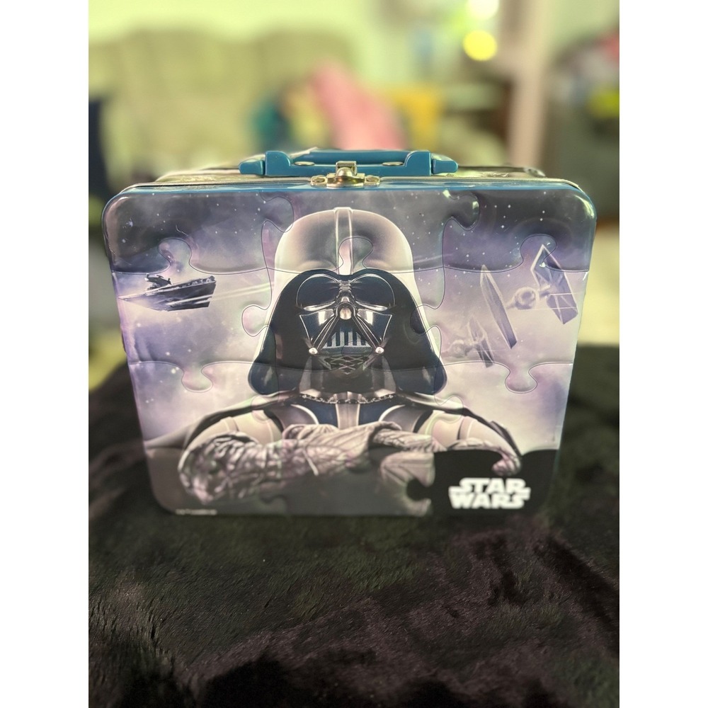 Star Wars Darth Vader 48 Piece Puzzle in Collectible Embossed Tin Lunch Box New